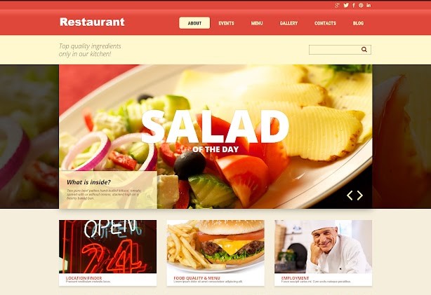 restaurant 2023 project sample.